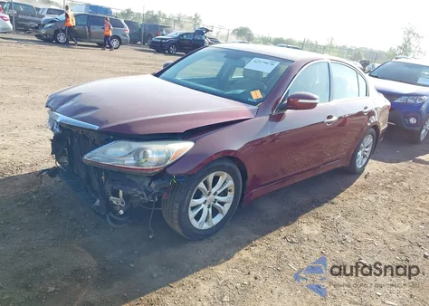 2012 Hyundai Genesis 3.8 из США, поврежденный, VIN KMHGC4DD9CU178413